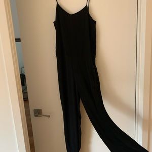Theory black jumpsuit